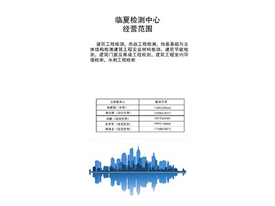 臨夏檢測中心