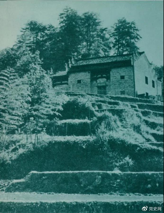 1928年5月，湘贛邊界工農(nóng)兵蘇維埃政府在寧岡茅坪成立。圖為湘贛邊界工農(nóng)兵蘇維埃政府舊址。